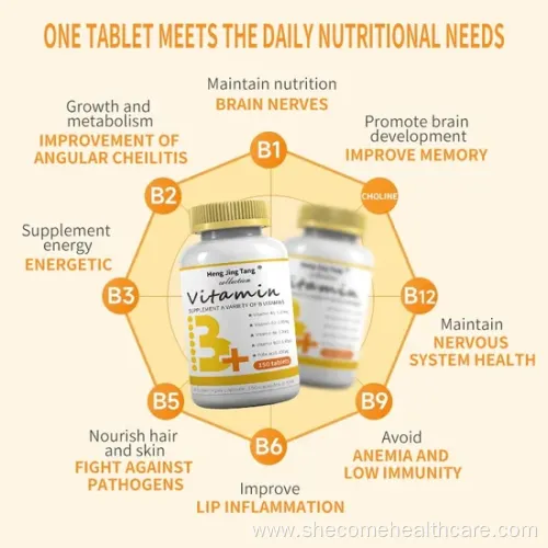 Relieve Fatigue: China Pharma Vitamin B Complex Tablets